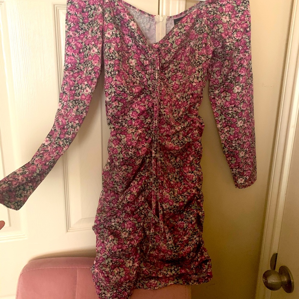Mini floral dress